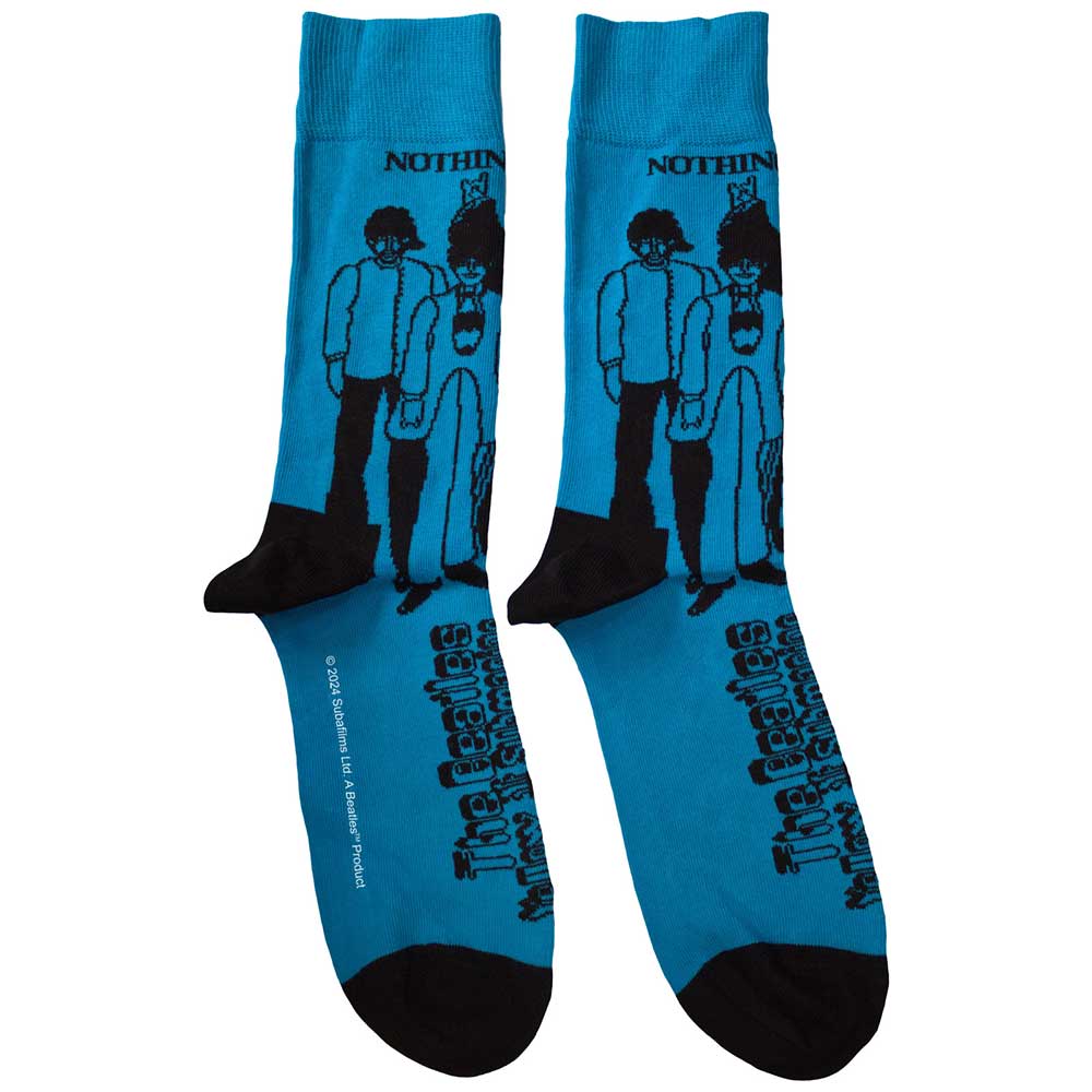 The Beatles Unisex Ankle Socks Sub & Band Outlines